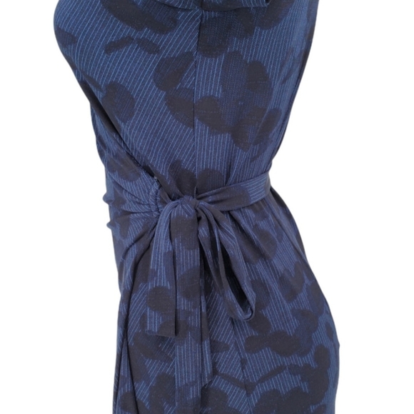 H by Halston Striped Floral Wrap Dress size XS - Picture 4 of 10